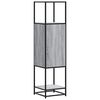 vidaXL Highboard Gray Sonoma inžinerinis medis ir metalas