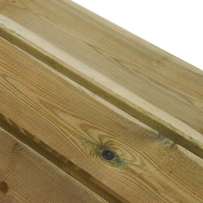vidaXL Sodo suoliukas, 220cm, impregnuotos pušies medienos masyvas