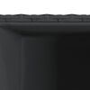 vidaXL Sodo loveliai, 2vnt., juodos spalvos, 30x30x60cm, poliratanas