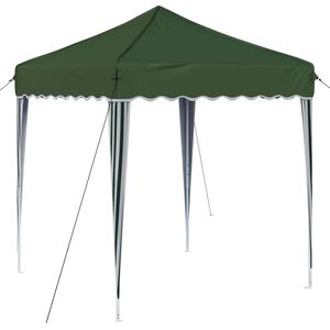 vidaXL Pop-up &scaron;ventinis palapinė 195 x 195 x 245 cm Žalia