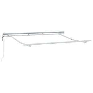 vidaXL Markizės rėmas Balta 3 x 2 m Metalas