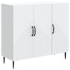 vidaXL Kabalas Balta 89 x 34,5 x 80 cm Apdirbta mediena