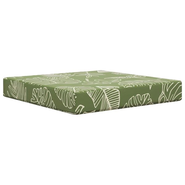 vidaXL Lauko sofa pagalvėlė 3 pcs Lapų dizainas Poliesteris