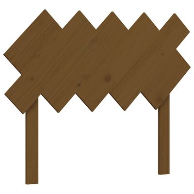 vidaXL Lovos rėmas su galvūgaliu, rudas, 100x200cm, medienos masyvas