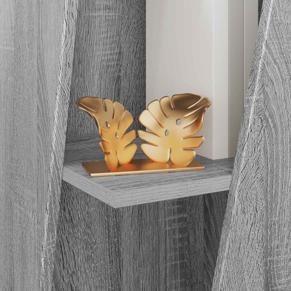 vidaXL &Scaron;oninis lentynas Pilkas Sonoma 33 x 32 x 70,5 cm