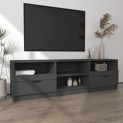 vidaXL Televizoriaus spintelė, juoda, 150x33,5x45cm, apdirbta mediena