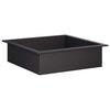 vidaXL Laužavietės žiedas Juoda 90 x 90 x 25 cm Plienas