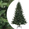 vidaXL Dirbtinė Sulankstoma Kalėdų Eglutė 120 cm PVC ir metalas Žalia