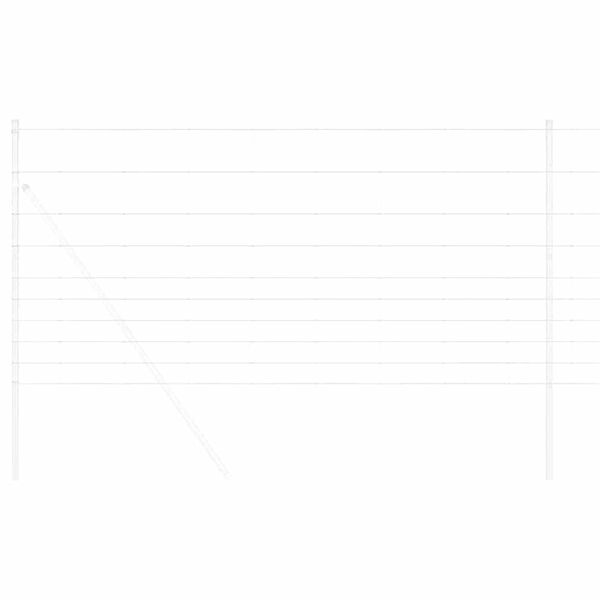 vidaXL Ganyklų tvora Sidabro 25 x 1,2 m Galvanizuotas plienas