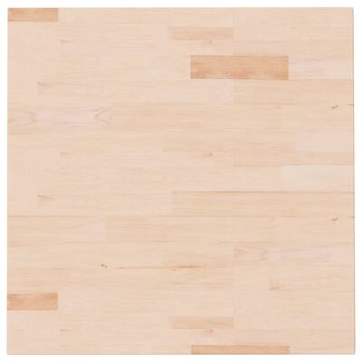vidaXL Stalviršis, 60x60x2,5cm, neapdorotas ąžuolo medienos masyvas