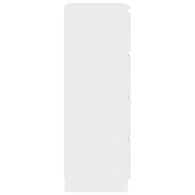 vidaXL Šoninė spintelė, baltos spalvos, 60x35x98,5 cm, mediena
