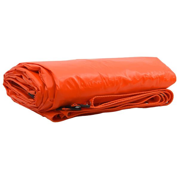 vidaXL Tentinis audinys 650g / m&sup2; Oranžinė 2,5 x 3,5 m