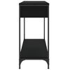 vidaXL Konsolinis staliukas, juodas, 100x34,5x75cm, apdirbta mediena