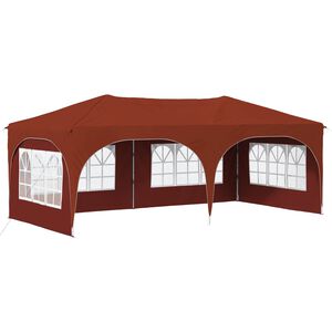 vidaXL Pop-up &scaron;ventinis palapinė 575 x 288 x 245 cm Terakotos