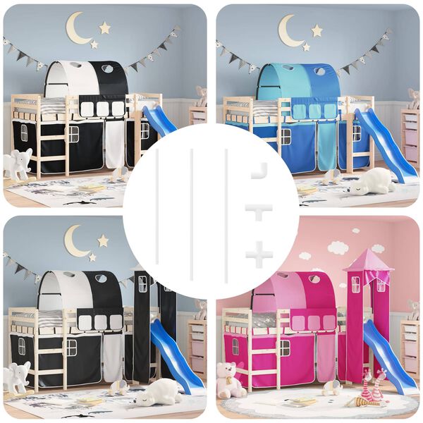 vidaXL PVC vamzdis 2 pcs Balta 12,2 x 1,8 x 500 mm PP ir PE