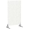 vidaXL Privatumo žaliuzės 100 x 50 x 180 cm Plienas Balta