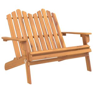 vidaXL Sodo adirondack suoliukas, 126cm, akacijos medienos masyvas
