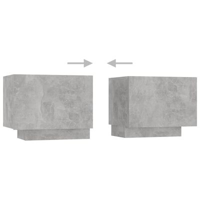 vidaXL Televizoriaus spintelė, betono pilka, 100x35x40cm, MDP