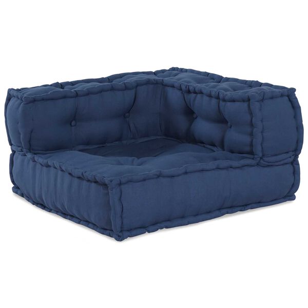 vidaXL Modulinė sofa 4 pcs Indigo audinys
