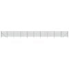 vidaXL Vielinė tinklinė tvora, žalia, 1,6x25m, galvanizuotas plienas