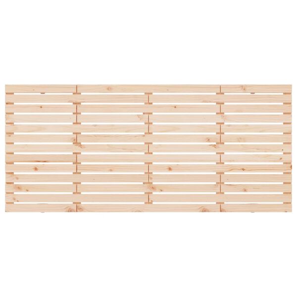 vidaXL Sieninis galvūgalis, 156x3x91,5cm, pu&scaron;ies medienos masyvas