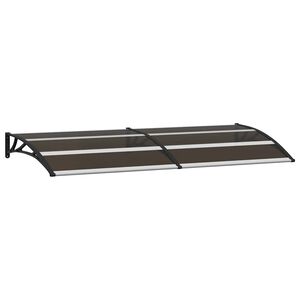 vidaXL Stogelis durims, juodos spalvos, 200x75cm, PC