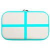 vidaXL Pripučiamas gimnastikos kilimėlis, žalias, 60x100x15cm, PVC