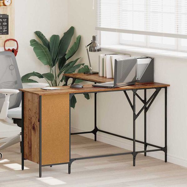 vidaXL Stalas Senovinis medis 141 x 141 x 75 cm Apdirbta mediena