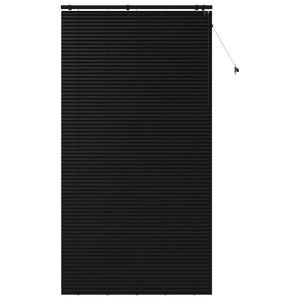 vidaXL Venecijos žaliuzės Juoda 140 x 250 cm 35 mm