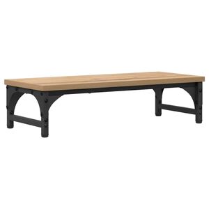 vidaXL Monitoriaus laikiklis Artisano ąžuolo 55 x 23 x 14 cm