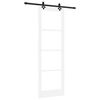 vidaXL Slankios durys Balta 78 x 232 cm