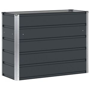 vidaXL Lovelis Antracitas 100 x 40 x 75 cm Plienas