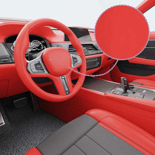 vidaXL Automobilio plėvelės, 2vnt., raudonos, 100x150cm+50x150cm