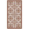 vidaXL Sodo sienos dekoracija, 105x55cm, corten plienas