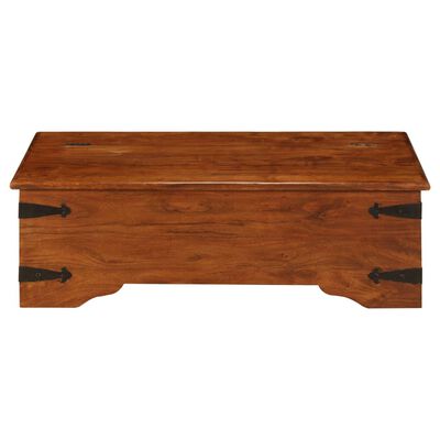 vidaXL Kavos staliukas, 110x55x35cm, akacija su medaus apdaila