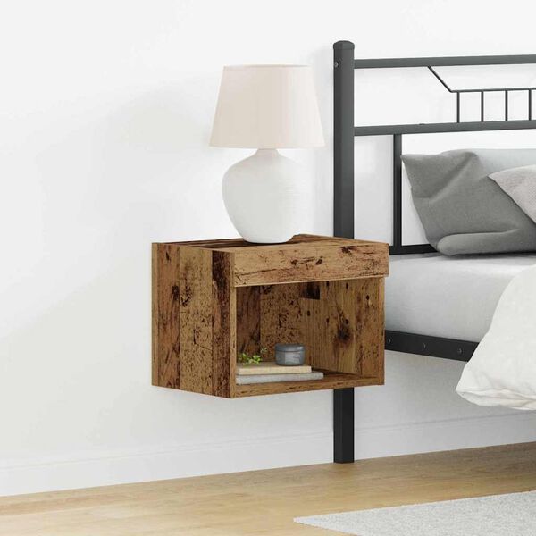 vidaXL TV spintelių komplektas 2 pcs Senovinis medis 40 x 30 x 30 cm