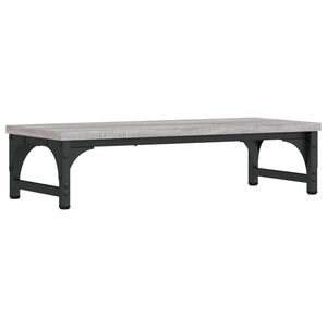vidaXL Monitoriaus stovas, pilkas ąžuolo, 55x23x14cm, apdirbta mediena