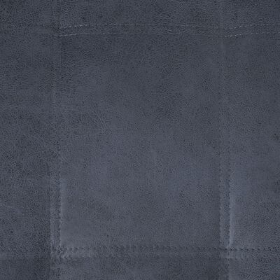 vidaXL Poilsio gultas su pagalve, pilkos spalvos, dirbtinė versta oda