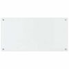 vidaXL Virtuvės užpakalinė plokštė Skaidrus 100 x 50 cm