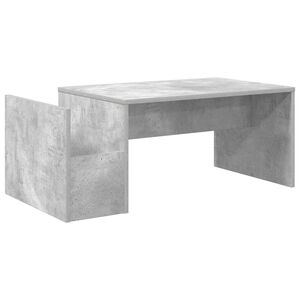 vidaXL Kavos staliukas Betono pilka 90 x 45 x 35 cm Apdirbta mediena