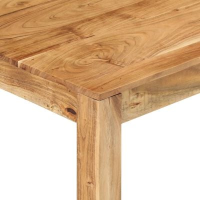 vidaXL Kavos staliukas, 80x80x40cm, akacijos medienos masyvas