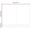 vidaXL I&scaron;traukiama markizė Balta 350 x 250 cm audinys