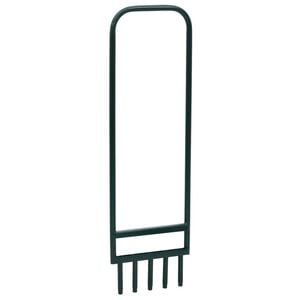 vidaXL Vejos aeratorius su 5 tu&scaron;čiaviduriais noragais, žalias, plienas