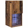 vidaXL Sieninis televizoriaus stovas 30,5 x 30 x 60 cm Senas medis