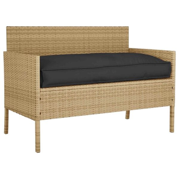 vidaXL Pagalvėlė Juoda 120 x 60 x 12 cm Oksfordo audinys