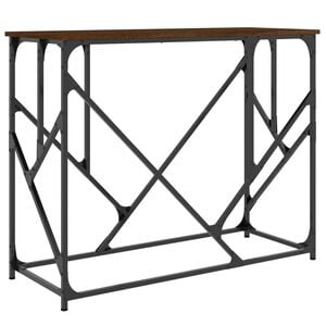 vidaXL Konsolinis staliukas, rudas ąžuolo, 100x40x80cm, mediena
