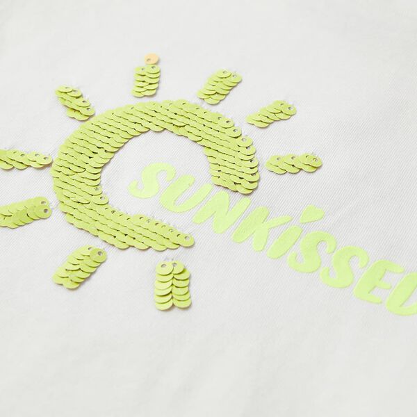 Vaikiški marškinėliai, ekru spalvos, 92 dydžio