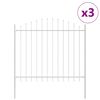 vidaXL Sodo tvora 3 pcs Balta 170 x 165 cm