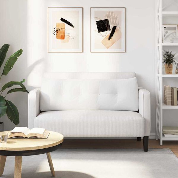 vidaXL Apsaugos Pagalvė Balta 140 x 24 x 50 cm audinys