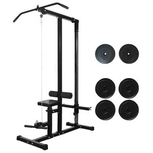 vidaXL Jėgos treniruoklis su svoriais, 40 kg